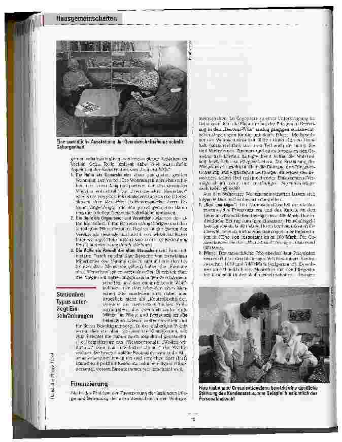 Vorschauseite 5: Betreute Wohngemeinschaften Entwicklung und Perspektiven für Pflegebedürftige und Demente