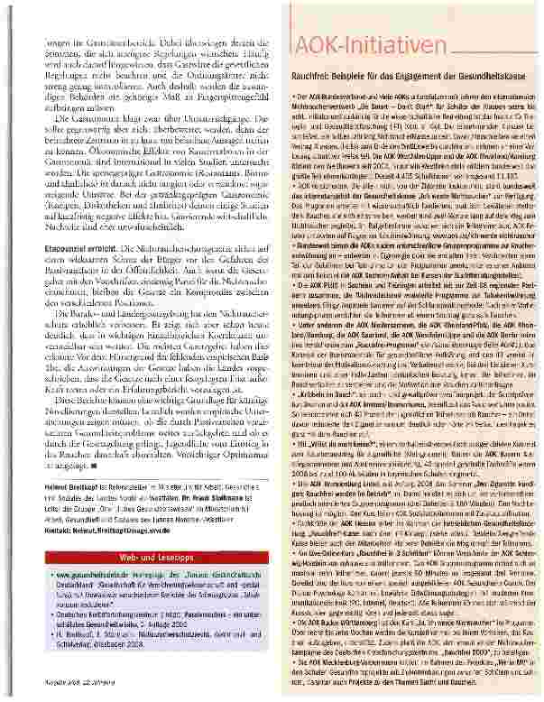 Vorschauseite 5: Rote Karte für den blauen Dunst?