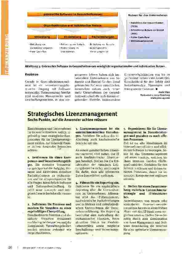 Vorschauseite 3: Mit gebrauchter Sortware aus der Kostenfalle