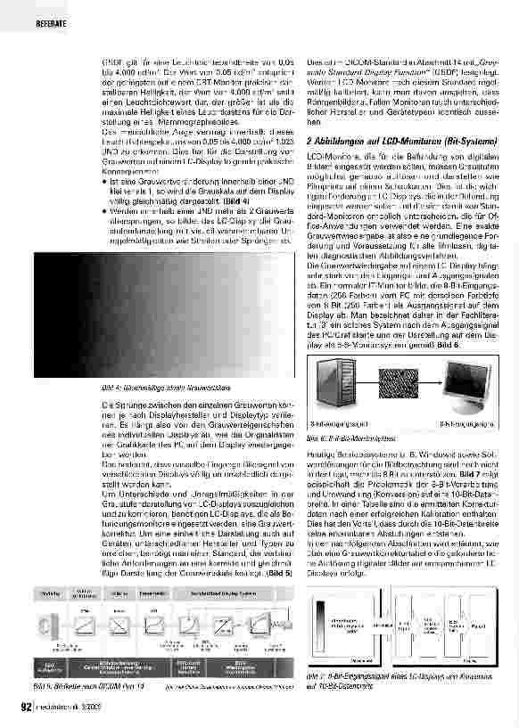Vorschauseite 3: LCD-Monitore in der Medizintechnik Grauwertdarstellung und Look-Up-Table (LUT)