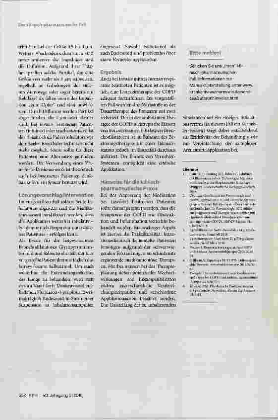 Vorschauseite 2: COPD - Durchatmen am Respirator