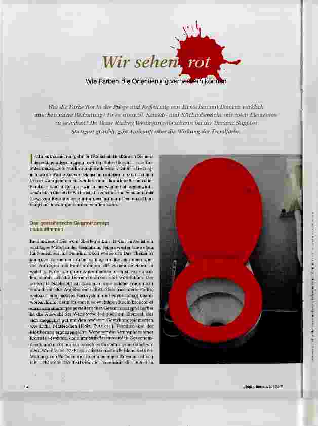 Vorschauseite 1: Wir sehen rot
