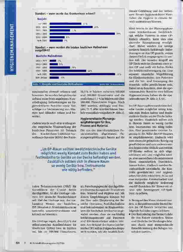 Vorschauseite 2: HYBAU - Bauliche Hygiene im Krankenhaus