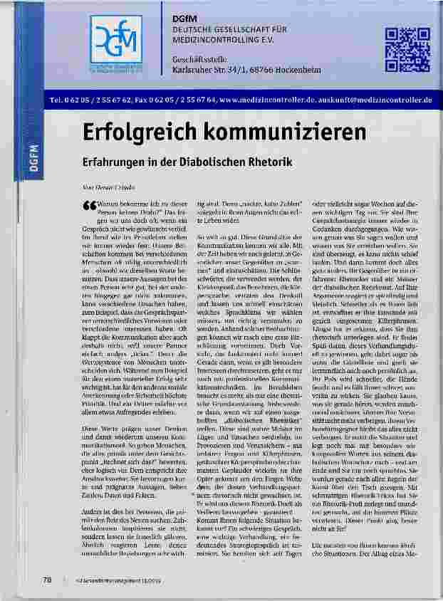 Vorschauseite 1: Erfolgreich kommunizieren
