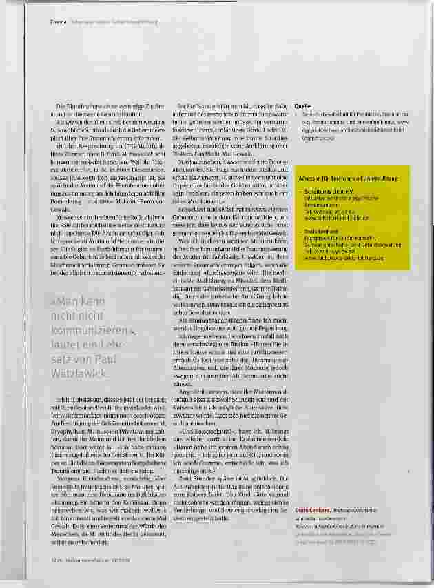 Vorschauseite 2: Nicht verhandelbar: Geburt ohne Gewalt