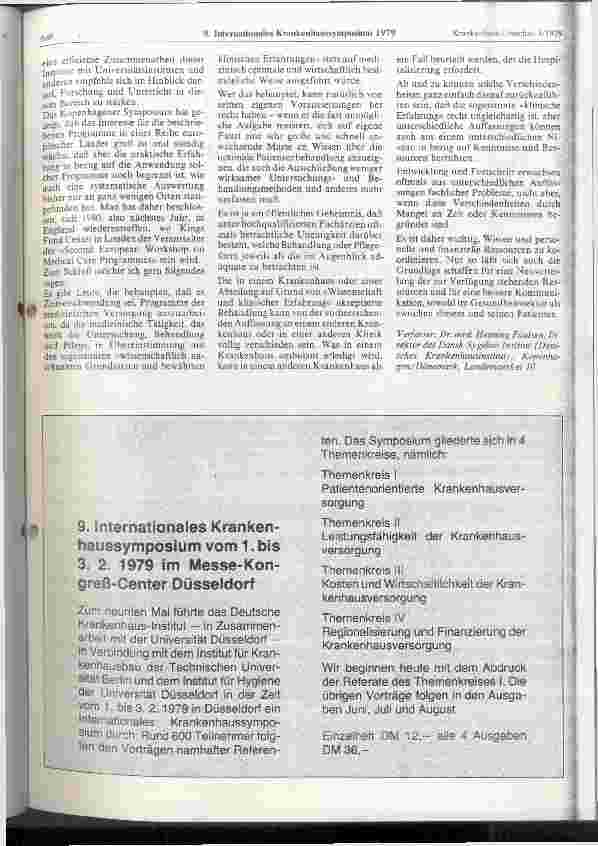 Vorschauseite 4: Regionalprogamm der medizinischen Versorgung