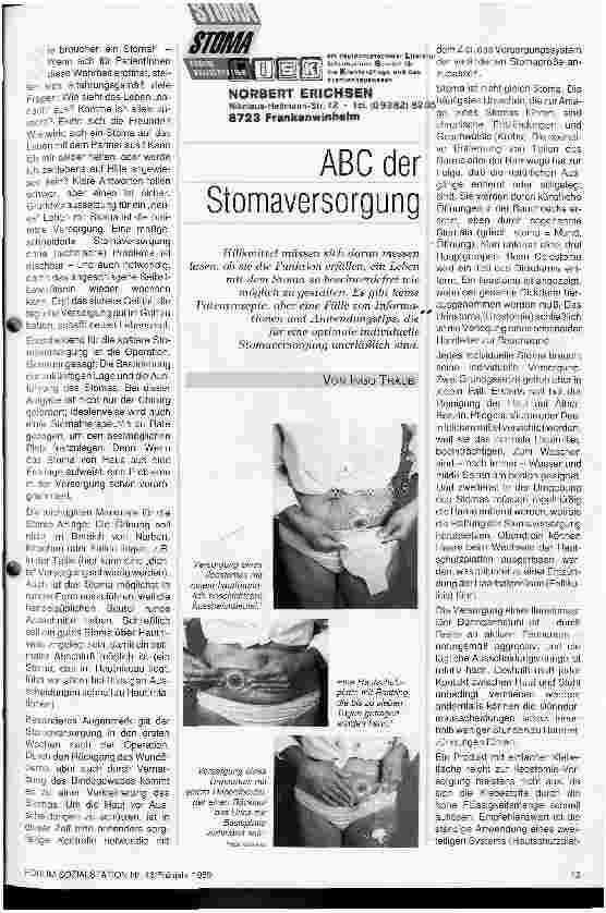 Vorschauseite 1: ABC der Stomaversorgung