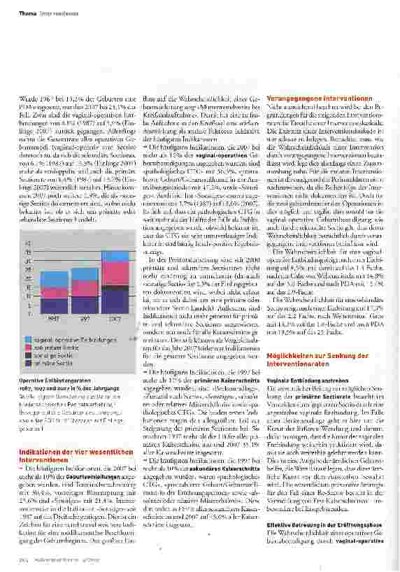Vorschauseite 3: Sterben ungestörte Geburtsverläufe aus?