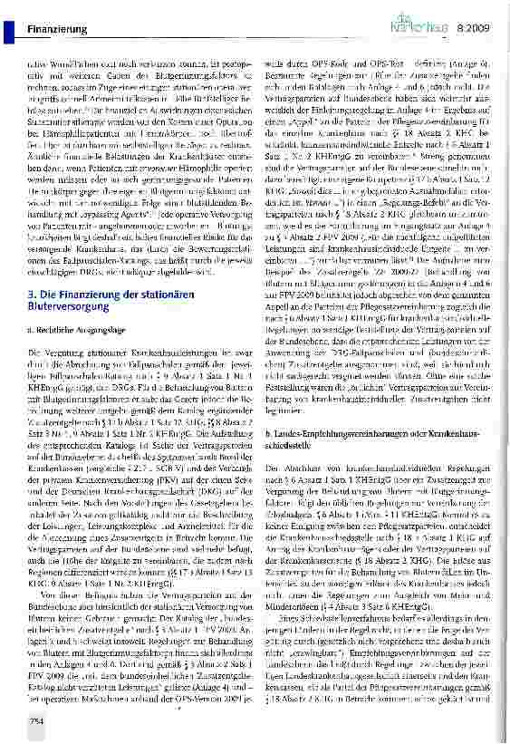 Vorschauseite 2: Die Behandlung von Blutern mit Blutgerinnungsfaktoren im Krankenhaus - (k)ein Finanzierungsproblem?