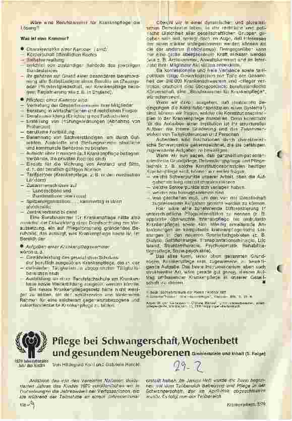 Vorschauseite 1: Pflege bei Schwangerschaft, Wochenbett und gesundem Neugeborenen