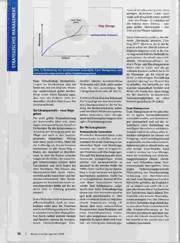 Vorschauseite 2: Innovation als Heilmittel