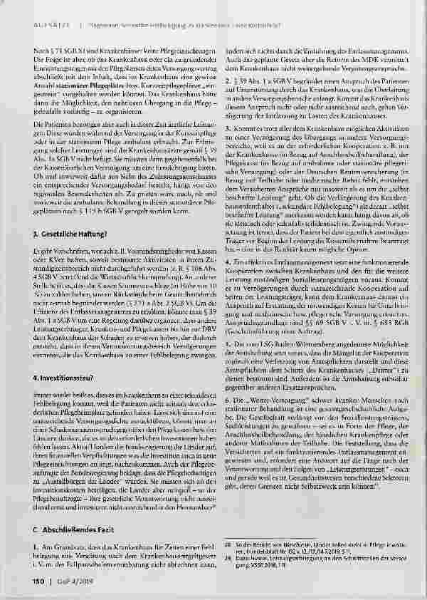 Vorschauseite 6: Sekundäre Fehlbelegung im Krankenhaus eine Kostenfalle?