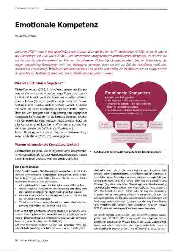 Vorschauseite 1: Emotionale Kompetenz