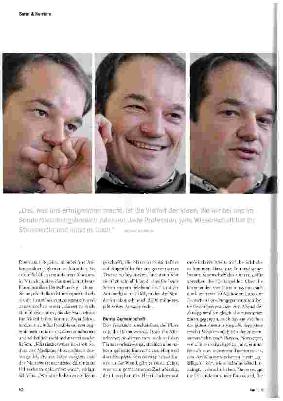 Vorschauseite 3: Michael Schäfers Uneingeschränkter Idealismus