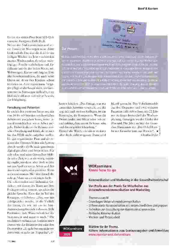 Vorschauseite 4: Michael Schäfers Uneingeschränkter Idealismus