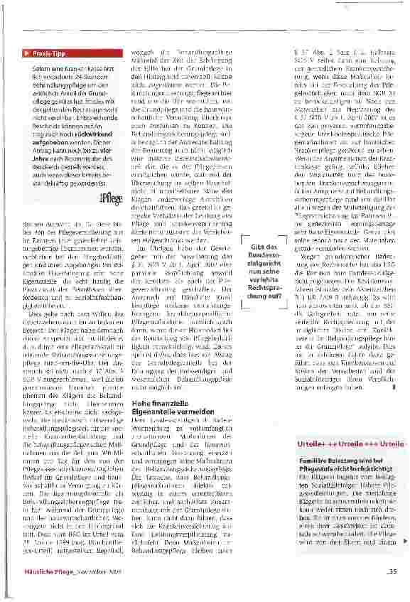 Vorschauseite 2: Unzulässige Doppelversorgung?