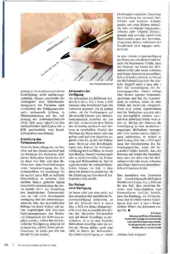 Vorschauseite 2: Eine konsensfähige Lösung?