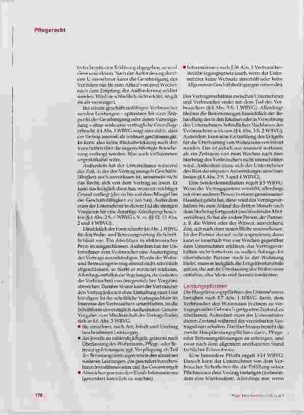Vorschauseite 3: Wohnund Betreuungsvertragsgesetz als Instrument des Verbraucherschutzes