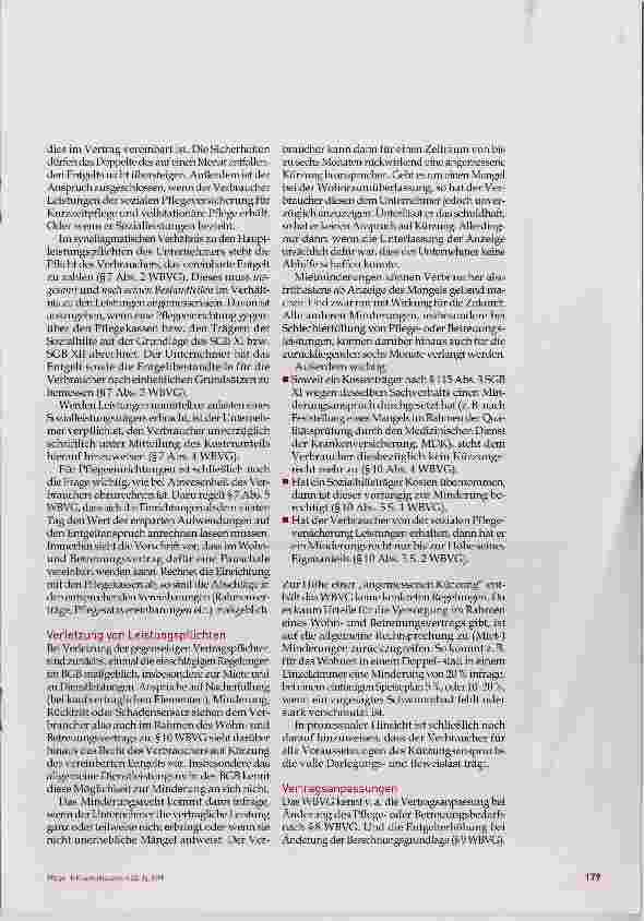 Vorschauseite 4: Wohnund Betreuungsvertragsgesetz als Instrument des Verbraucherschutzes