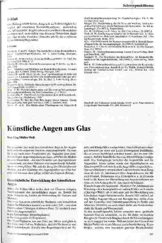 Vorschauseite 4: Pflege und sachgemäßer Umgang mit Kontaktlinsen