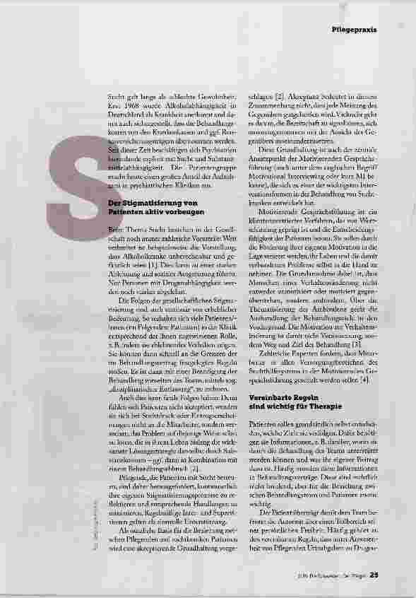 Vorschauseite 2: WICHTIG SIND AKZEPTANZ UND WERTSCHÄTZUNG