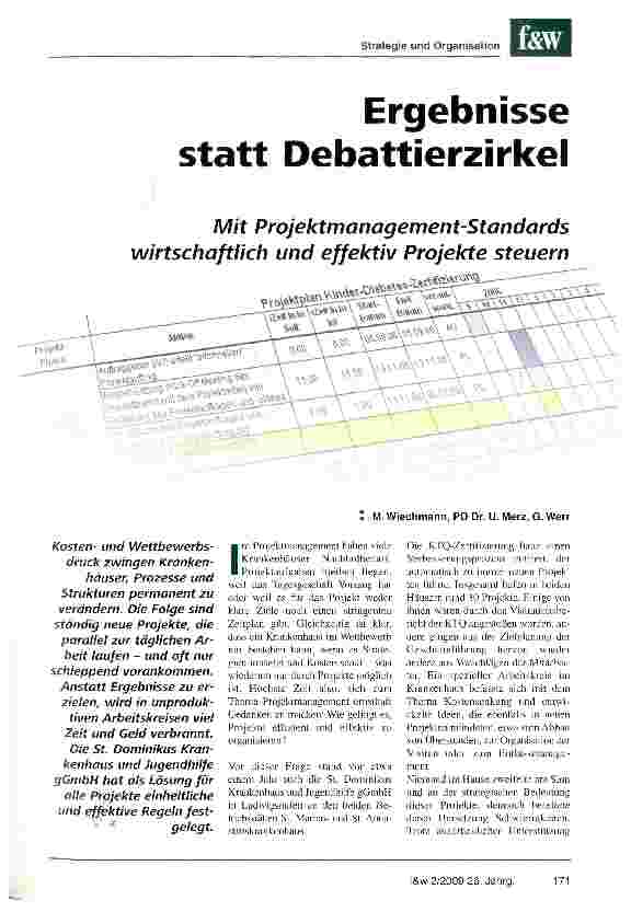 Vorschauseite 1: Ergebnisse statt Debattierzirkel