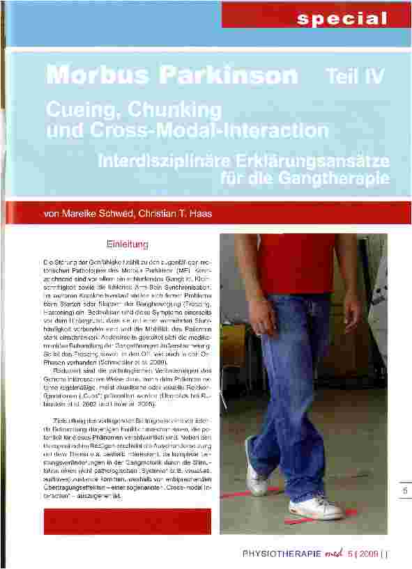 Vorschauseite 1: Morbus Parkinson Teil IV