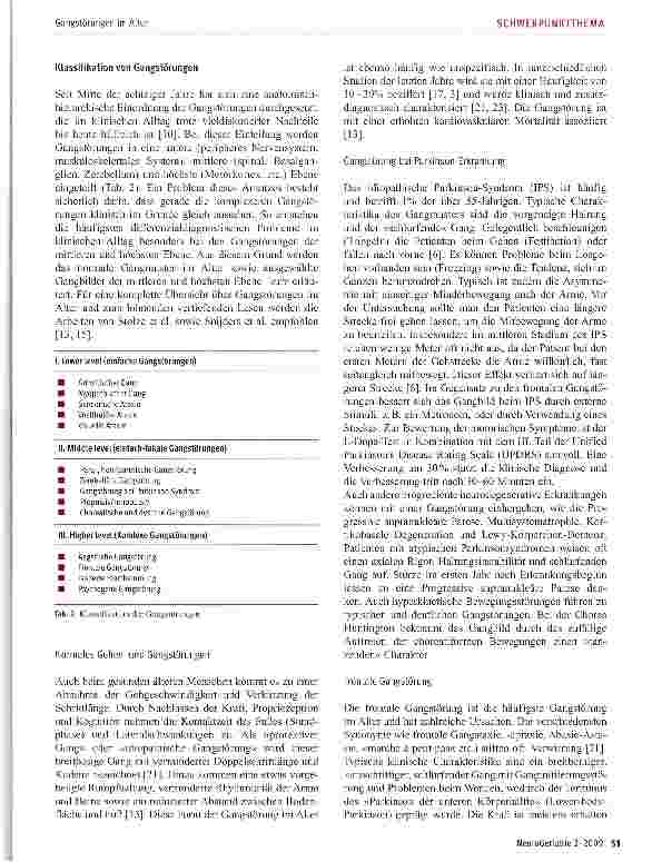 Vorschauseite 3: Gangstörungen im Alter