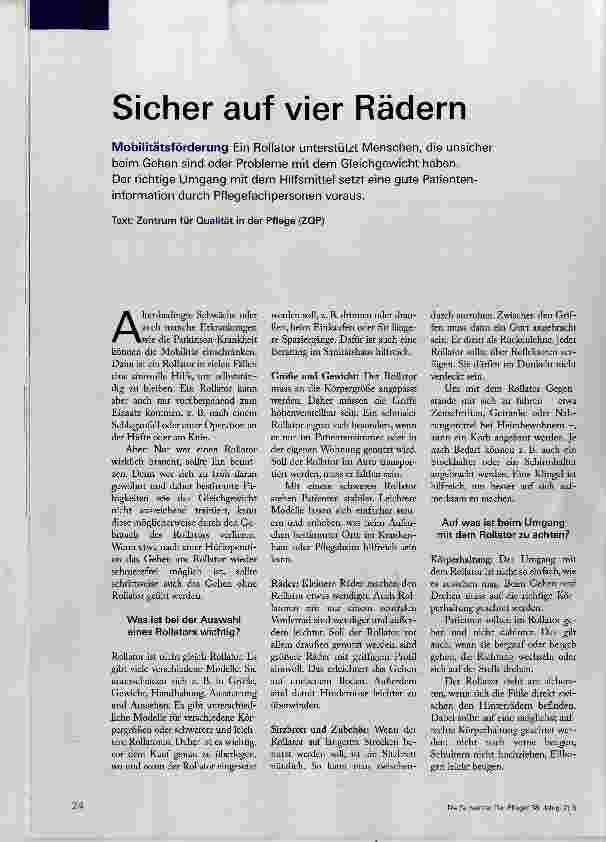 Vorschauseite 1: Sicher auf vier Rädern