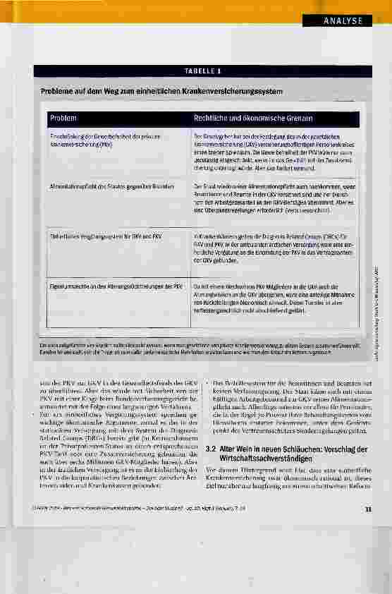 Vorschauseite 5: Rationale Gesundheitspolitik-Ziel oder Illusion?
