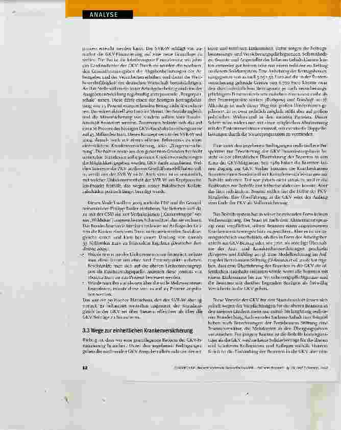 Vorschauseite 6: Rationale Gesundheitspolitik-Ziel oder Illusion?
