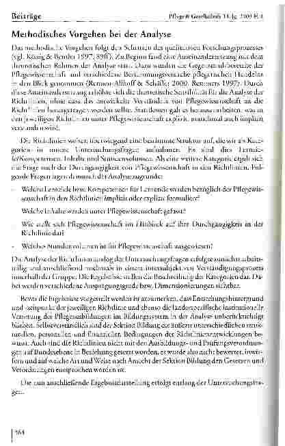Vorschauseite 3: Wie stellt sich Pflegewissenschaft in den Ausbildungsrichtlinien der Pflegeberufe dar? Eine Analyse von Richtlinien ausgewählter Bundesländer durch die Sektion Bildung der Deutsch…