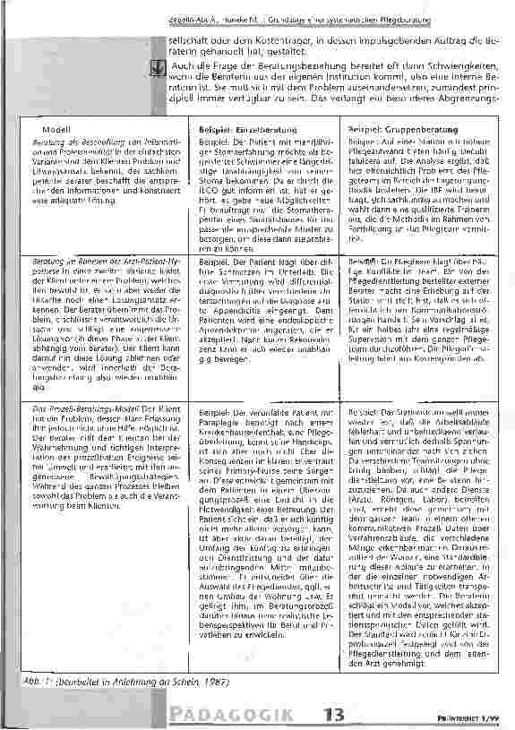 Vorschauseite 3: Grundzüge einer systematischen Pflegeberatung
