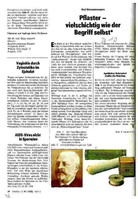 Vorschauseite 1: Pflaster - vielschichtig wie der Begriff selbst