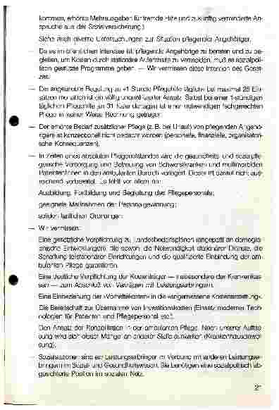Vorschauseite 2: Kritische Anmerkungen zum Gesundheitsreformgesetz und zur Zukunft der ambulanten pflegerischen Dienste