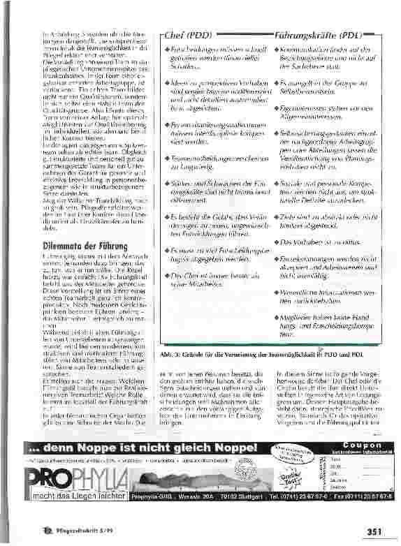 Vorschauseite 3: Teamarbeit in der Pflegedirektion Unwirkliche Vorstellung oder betriebliche Notwendigkeit?