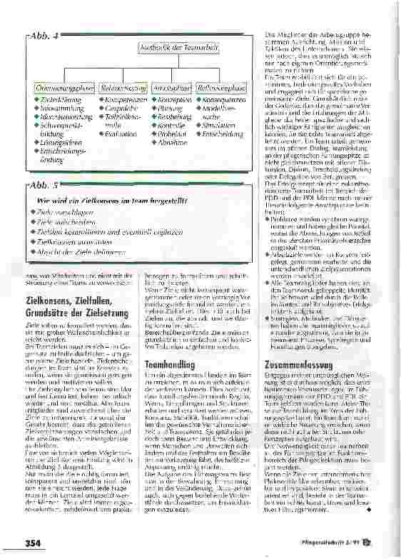 Vorschauseite 6: Teamarbeit in der Pflegedirektion Unwirkliche Vorstellung oder betriebliche Notwendigkeit?