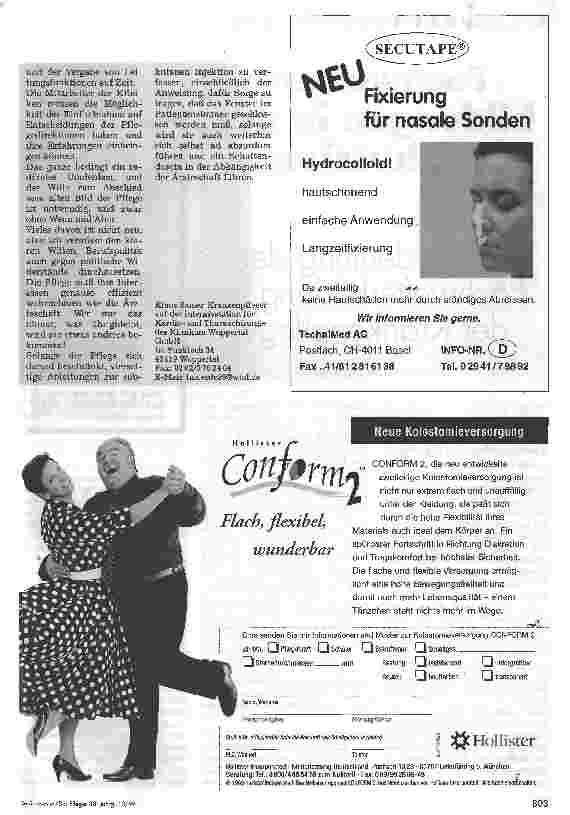 Vorschauseite 2: Pflege muß sich neu besinnen