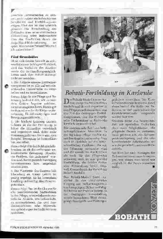 Vorschauseite 4: Das sanfte Training gegen den Spasmus Handlungsanweisungen nach dem Bobath-Konzept