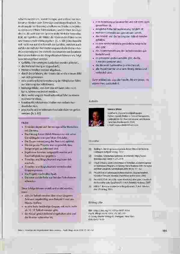 Vorschauseite 5: TimeSlips und Biografiearbeit: Mehr Lebensqualität bei Demenz