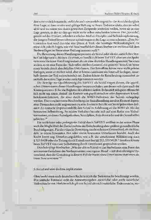 Vorschauseite 6: Tod durch freiwilligen Verzicht auf Essen und Trinken (ToFVET) Sterben des homofaber und seine organisationsethischen Implikationen