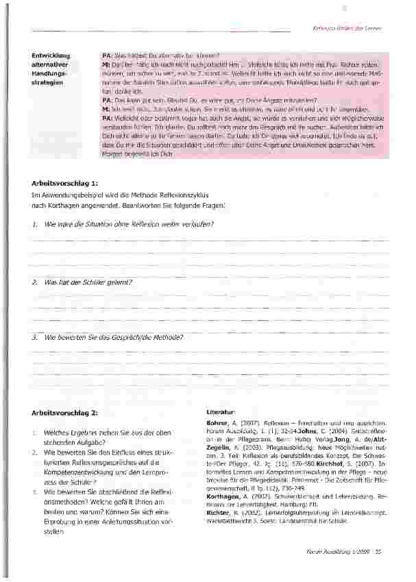 Vorschauseite 6: Refelxion fördert das Lernen