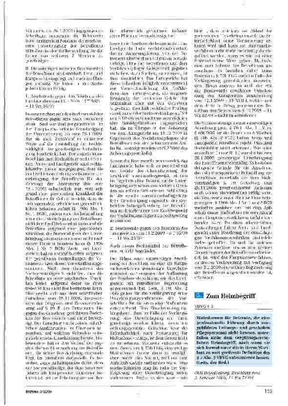 Vorschauseite 1: Zum Heimbegriff