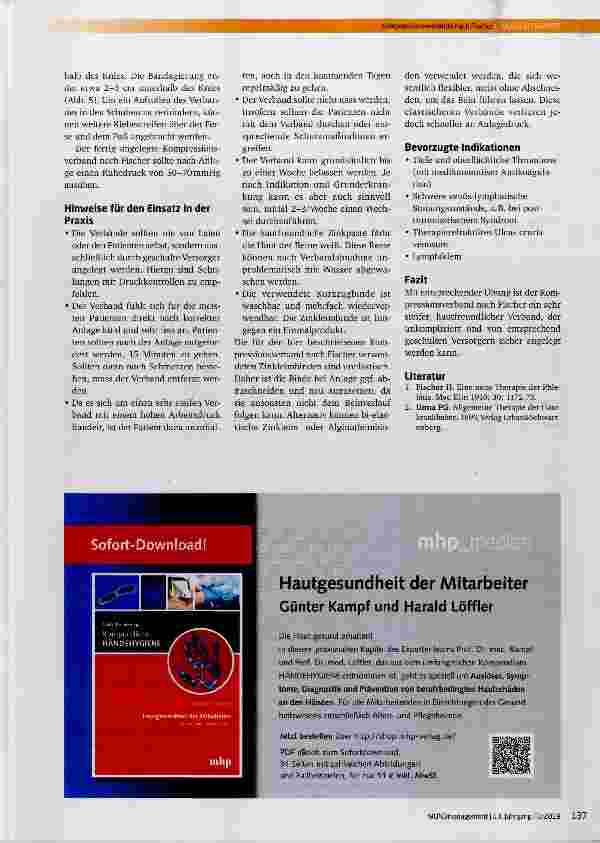 Vorschauseite 3: Kompressionsverbände nach Fischer