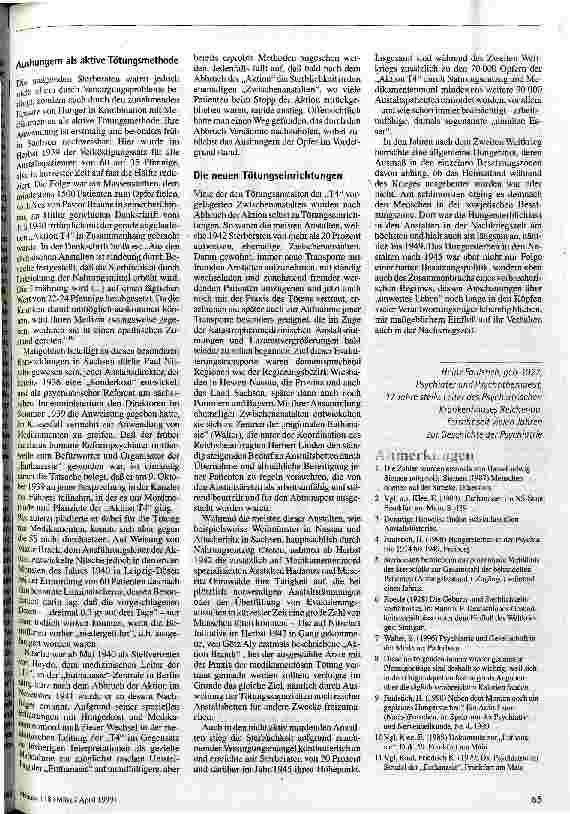 Vorschauseite 3: Hungersterben in der Psychiatrie 1914 bis 1949