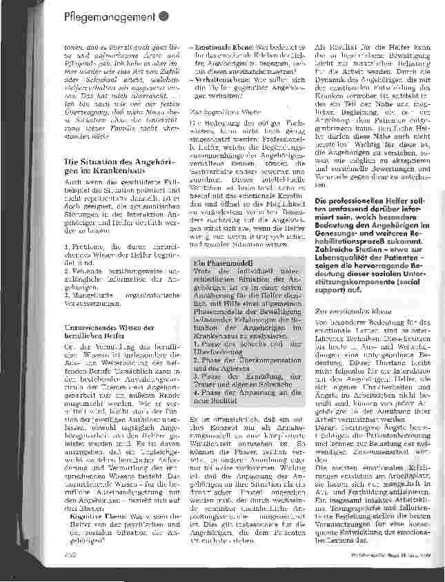 Vorschauseite 2: Angehörige im Krankenhaus