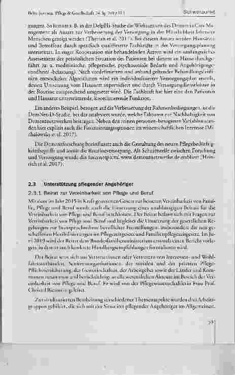 Vorschauseite 4: Leistungen der Pflegewissenschaft für die Weiterentwicklung der Pflegepolitik und -praxis