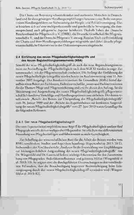 Vorschauseite 6: Leistungen der Pflegewissenschaft für die Weiterentwicklung der Pflegepolitik und -praxis
