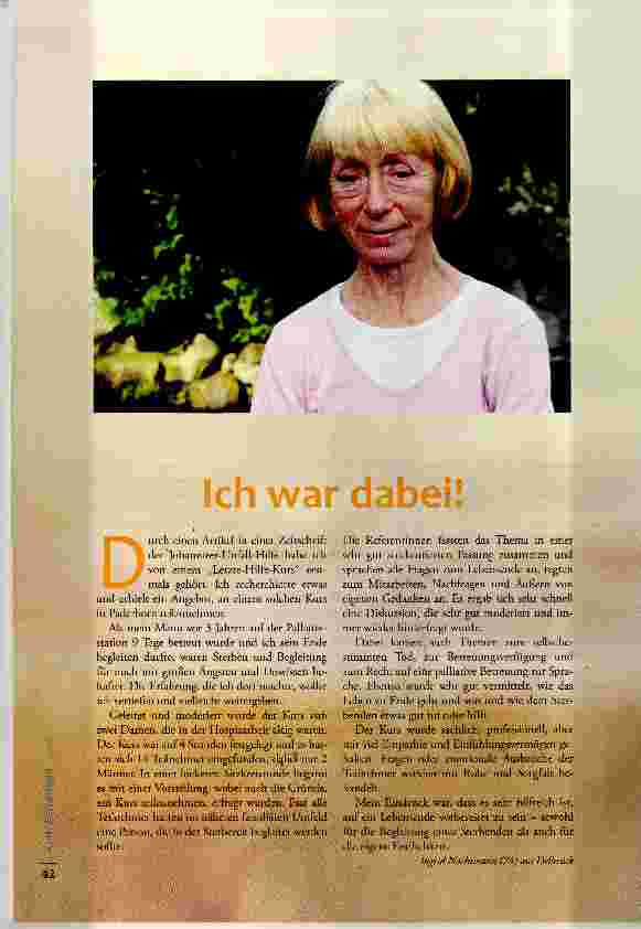 Vorschauseite 1: Ich war dabei!