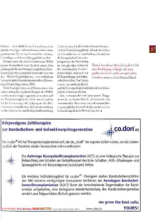 Vorschauseite 3: Global Health Diplomacy